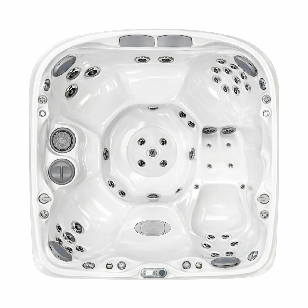 Jacuzzi J-480 custom spa replacement covers for hot tub. Quality lid from The Cover Brothers.