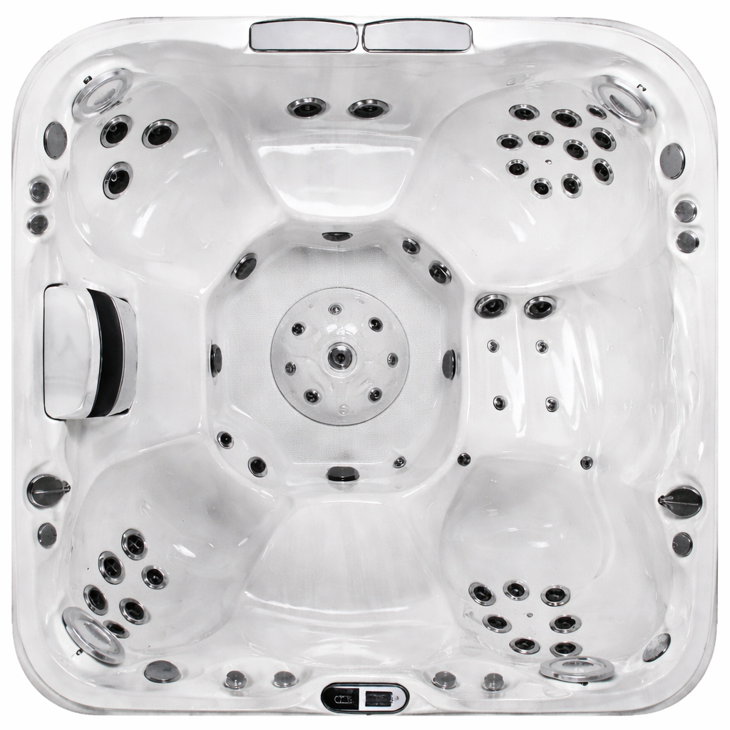 Jacuzzi J-480 custom spa replacement covers for hot tub. Quality lid from The Cover Brothers.