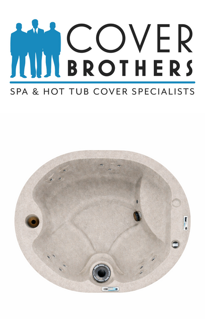 Lifesmart Key Largo LS200 custom spa replacement covers for hot tub. Quality lid from The Cover Brothers.