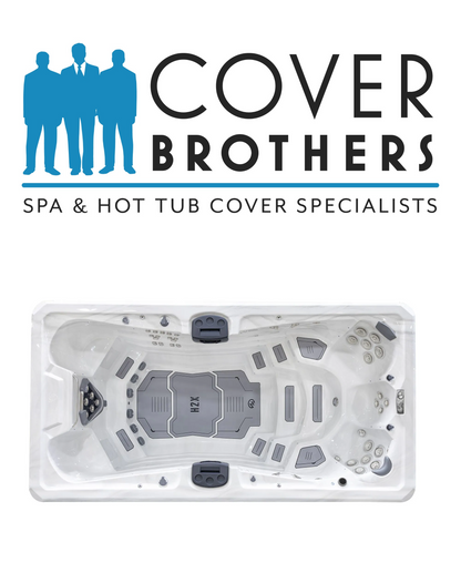 Master Spas H2X Trainer 12 custom hot tub replacement covers for spas. Quality lid from The Cover Brothers.