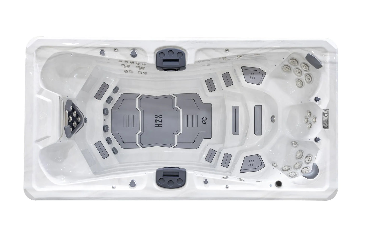 Master Spas H2X Trainer 12 custom hot tub replacement covers for spas. Quality lid from The Cover Brothers.