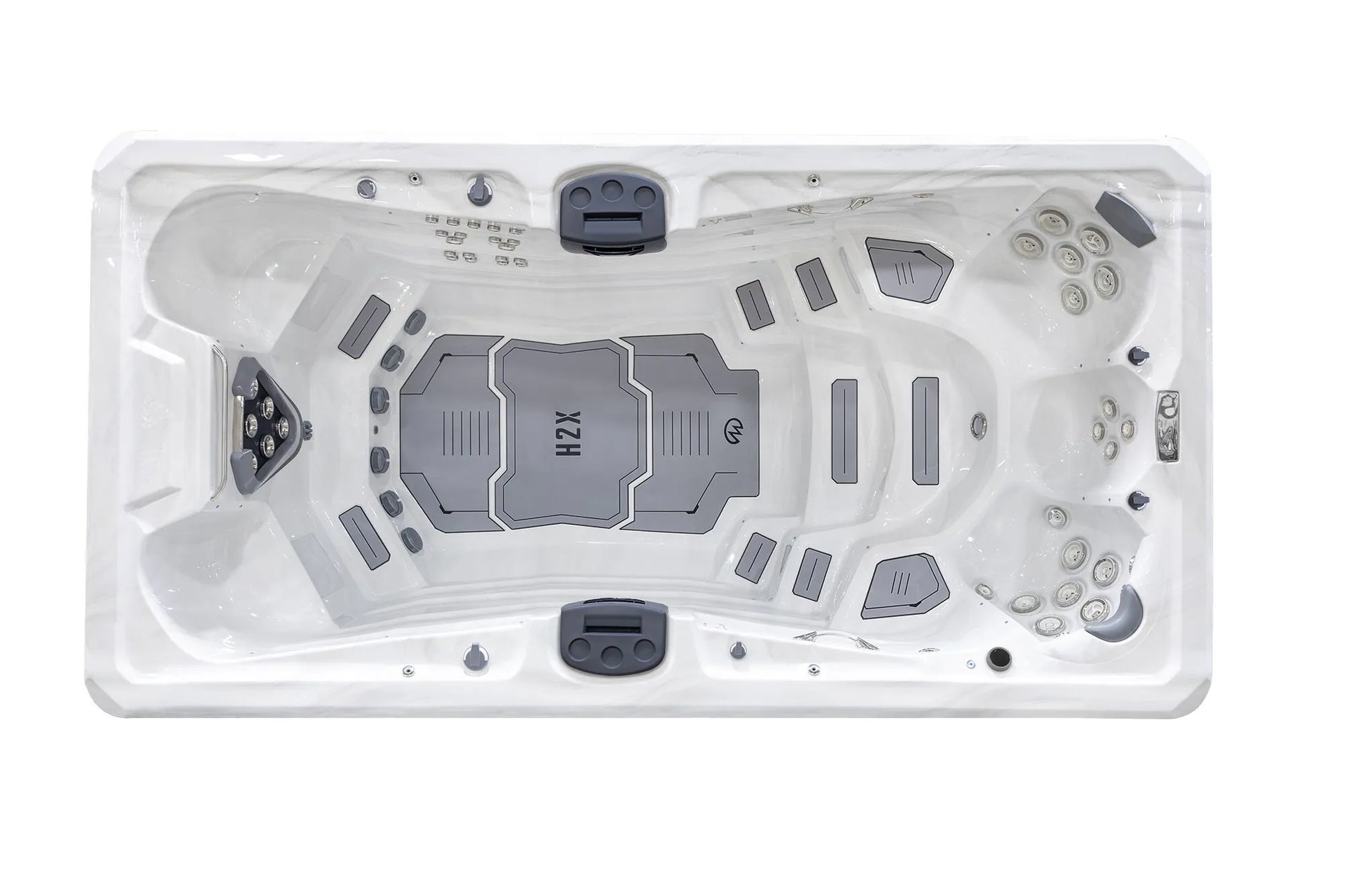 Master Spas H2X Trainer 12 custom hot tub replacement covers for spas. Quality lid from The Cover Brothers.