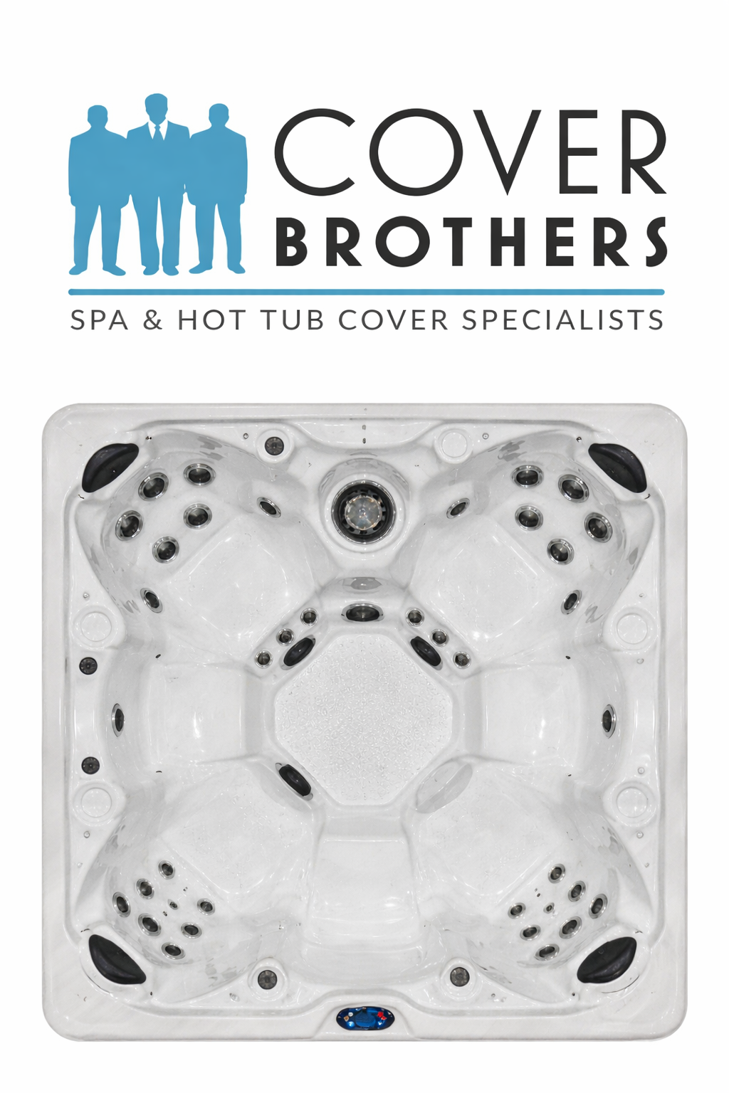 Master spas HL 8 cover replacement by The Cover Brothers – premium custom hot tub lid with quality build and materials