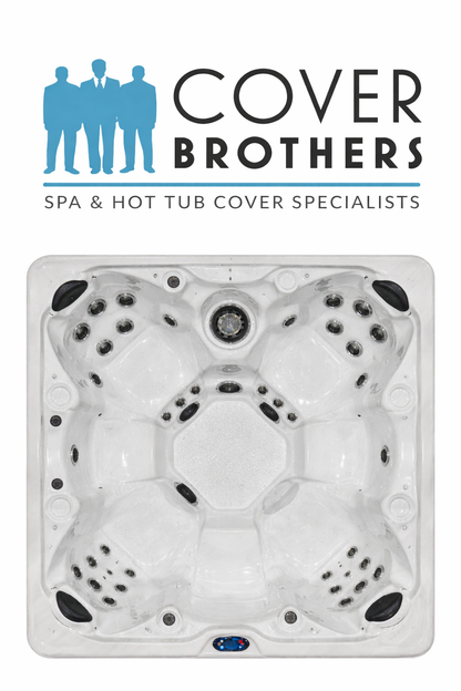 Master spas HL 8 cover replacement by The Cover Brothers – premium custom hot tub lid with quality build and materials
