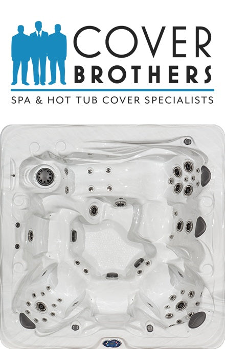 Master spas HL 8 cover replacement by The Cover Brothers – premium custom hot tub lid with quality build and materials