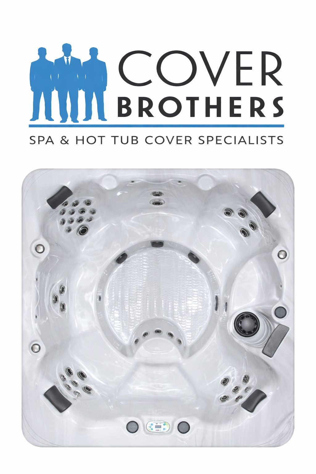 Master spas Precision 7 cover replacement by The Cover Brothers – premium custom hot tub lid with quality build and materials