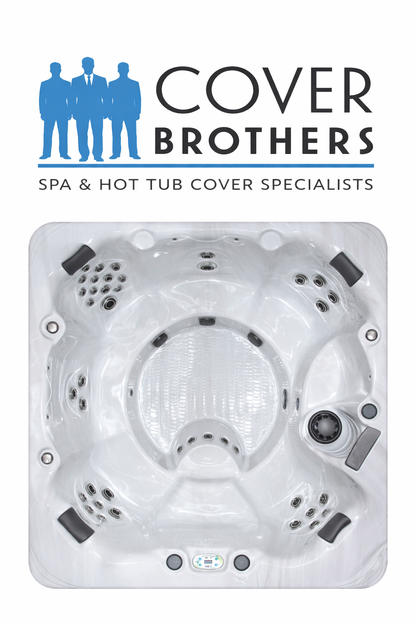 Master spas Precision 7 cover replacement by The Cover Brothers – premium custom hot tub lid with quality build and materials
