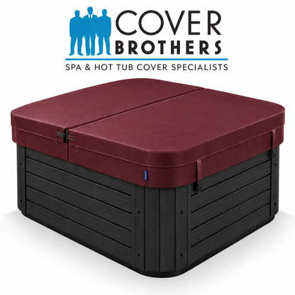 Replacement Hot Tub Cover in Burgundy