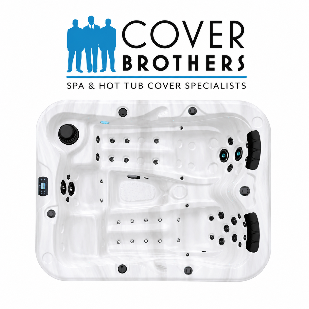 Replacement cover for Be Well O347 Hot Tub 85" × 65"