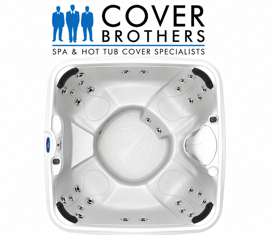 Replacement cover for a Sundance Brook 78" x 78" hot tub lid
