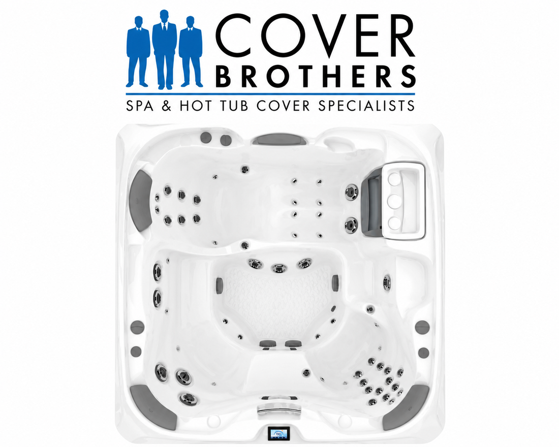 Replacement cover for a Sundance Cameo 89" x 89" hot tub lid
