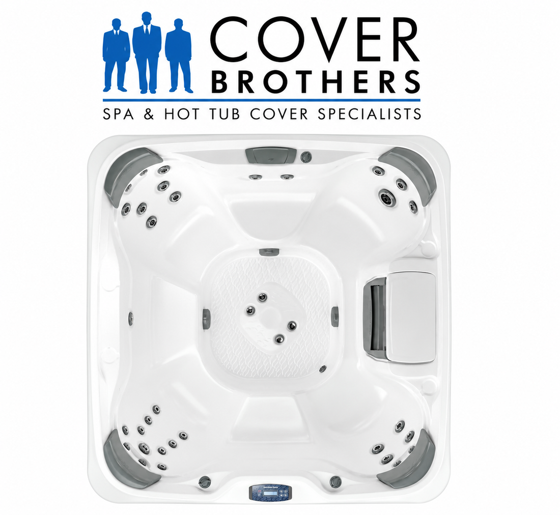 Replacement cover for a Sundance Edison 680 as 84" x 84" hot tub lid