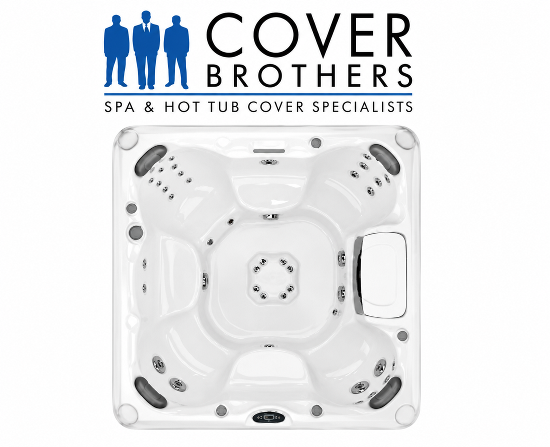 Replacement cover for a Sundance Chelsee as 89" x 89" hot tub lid