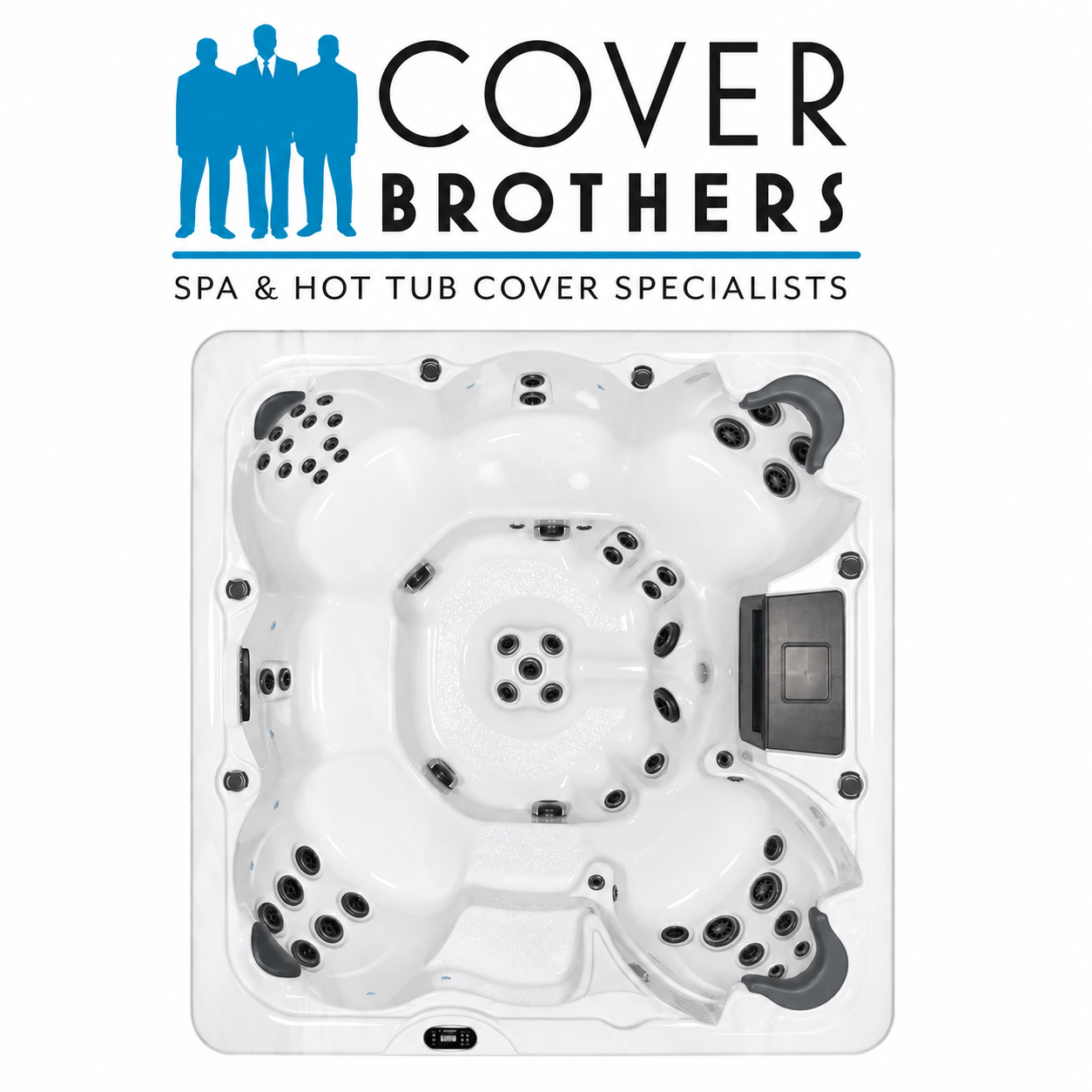 Replacement cover for a Sunrise 980S hot tub 94" x 90"