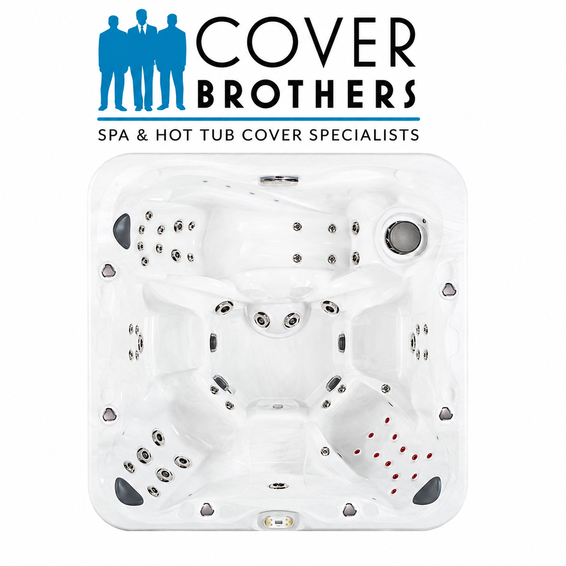 Replacement cover for a Sunrise S105 hot tub 94" x 94"