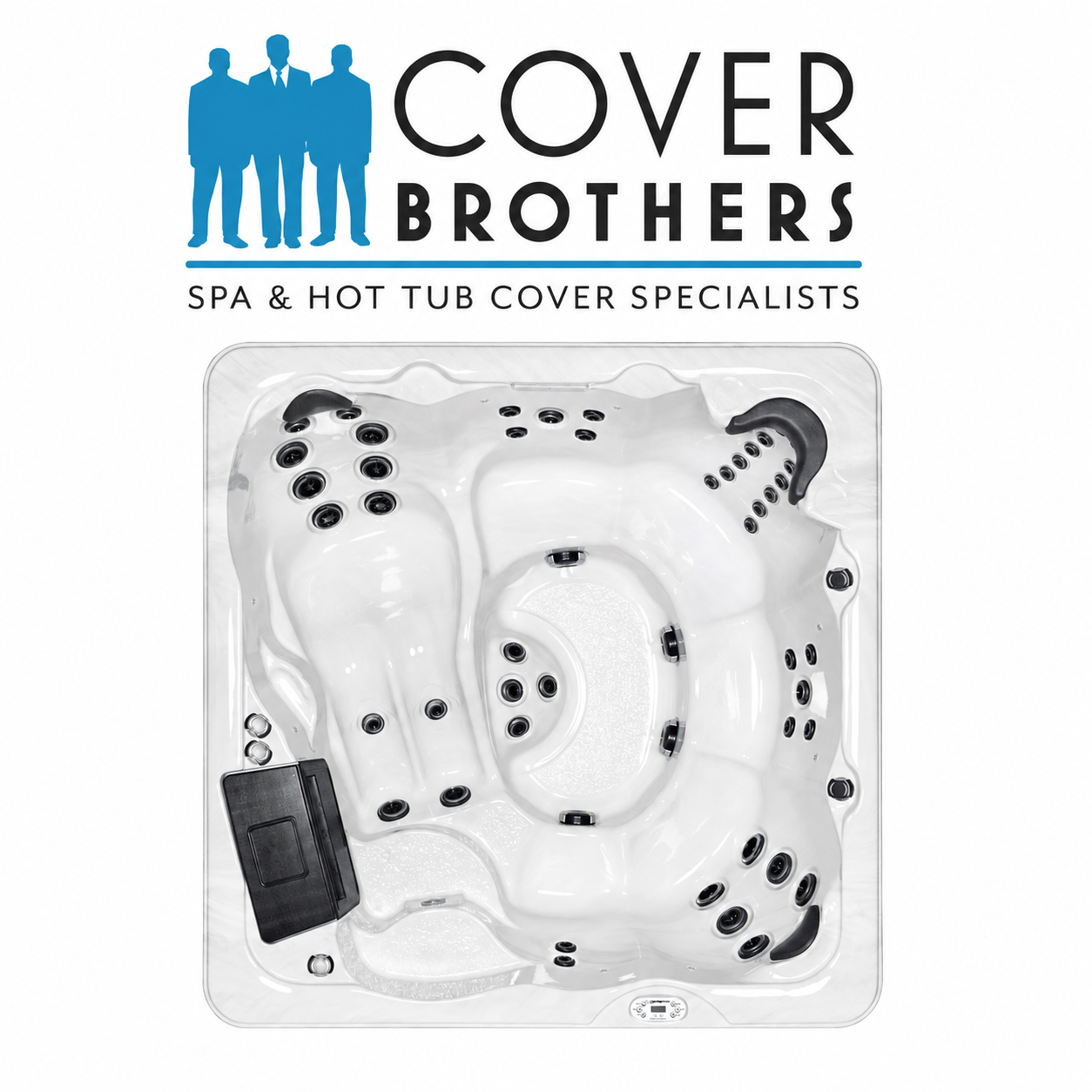 Replacement cover for a Sunrise S62L hot tub 84" x 84"