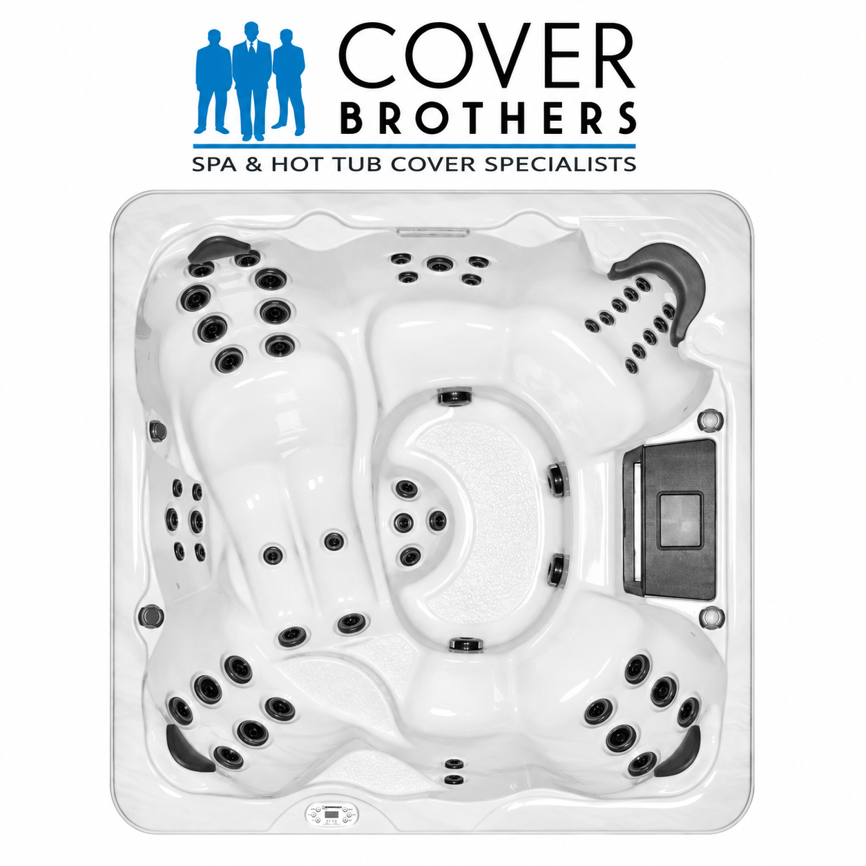 Replacement cover for a Sunrise S62S hot tub 84" x 84"