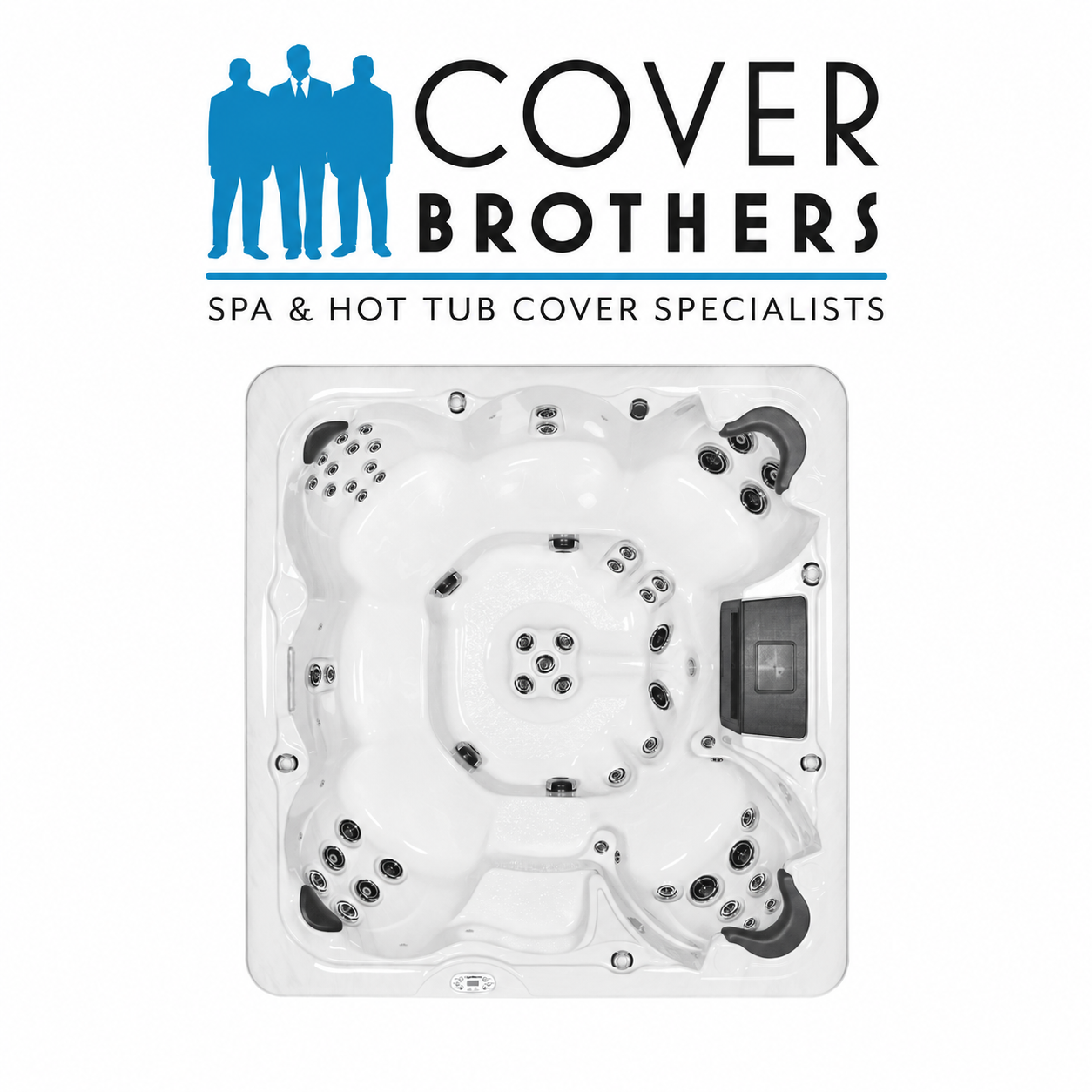 Replacement cover for a Sunrise S72S hot tub 94" x 90"