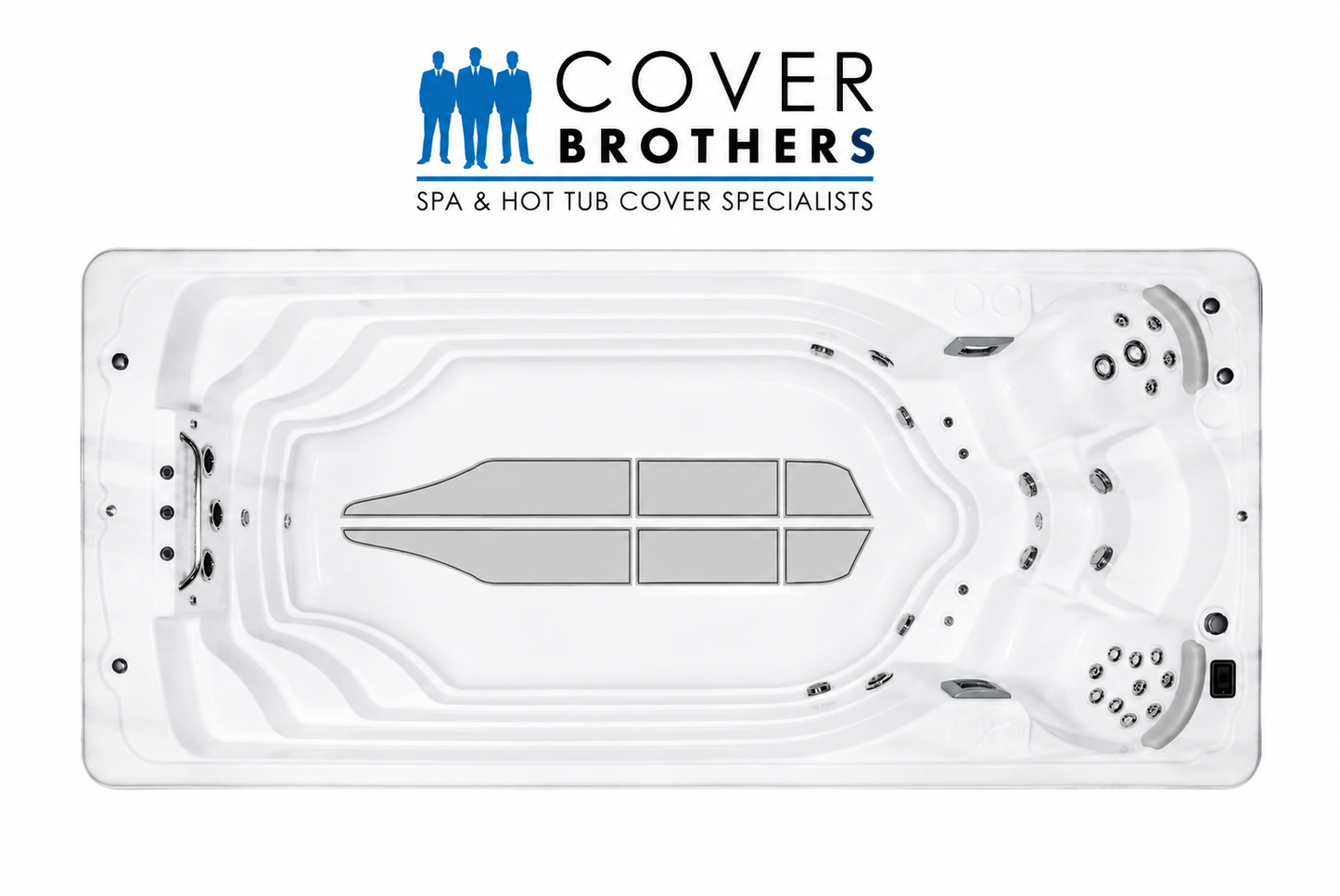 SwimFit Swimstream 14 replacement swim spa cover (174" x 93")