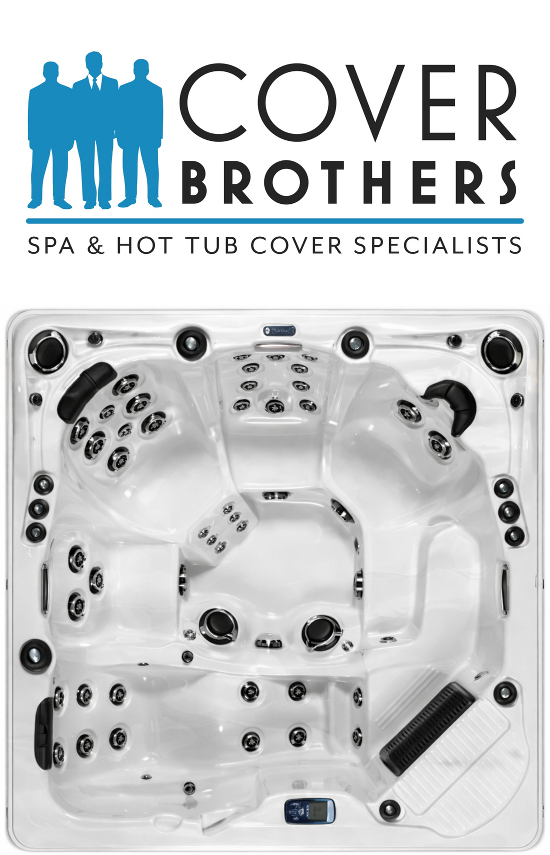 Dynasty custom hot tub replacement covers for hot tub. Quality lid from The Cover Brothers.