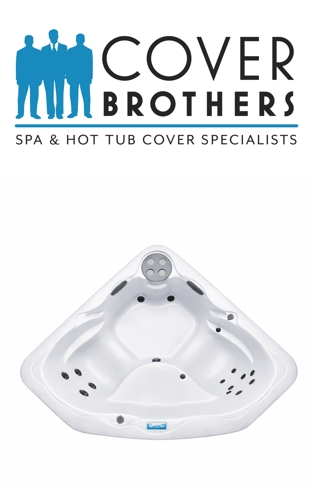 Lifesmart custom spa replacement covers for hot tub. Quality lid from The Cover Brothers.