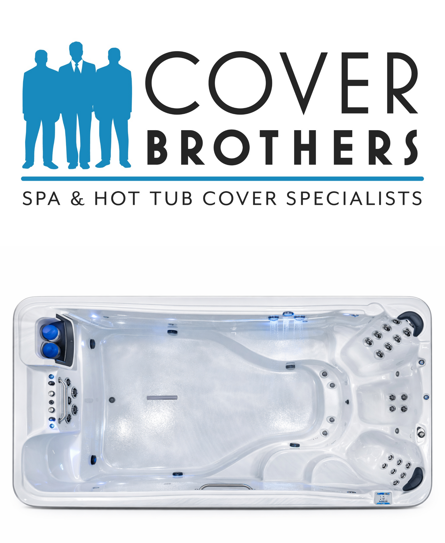 Artesian spa custom hot tub replacement covers for spas. Quality lid from The Cover Brothers.