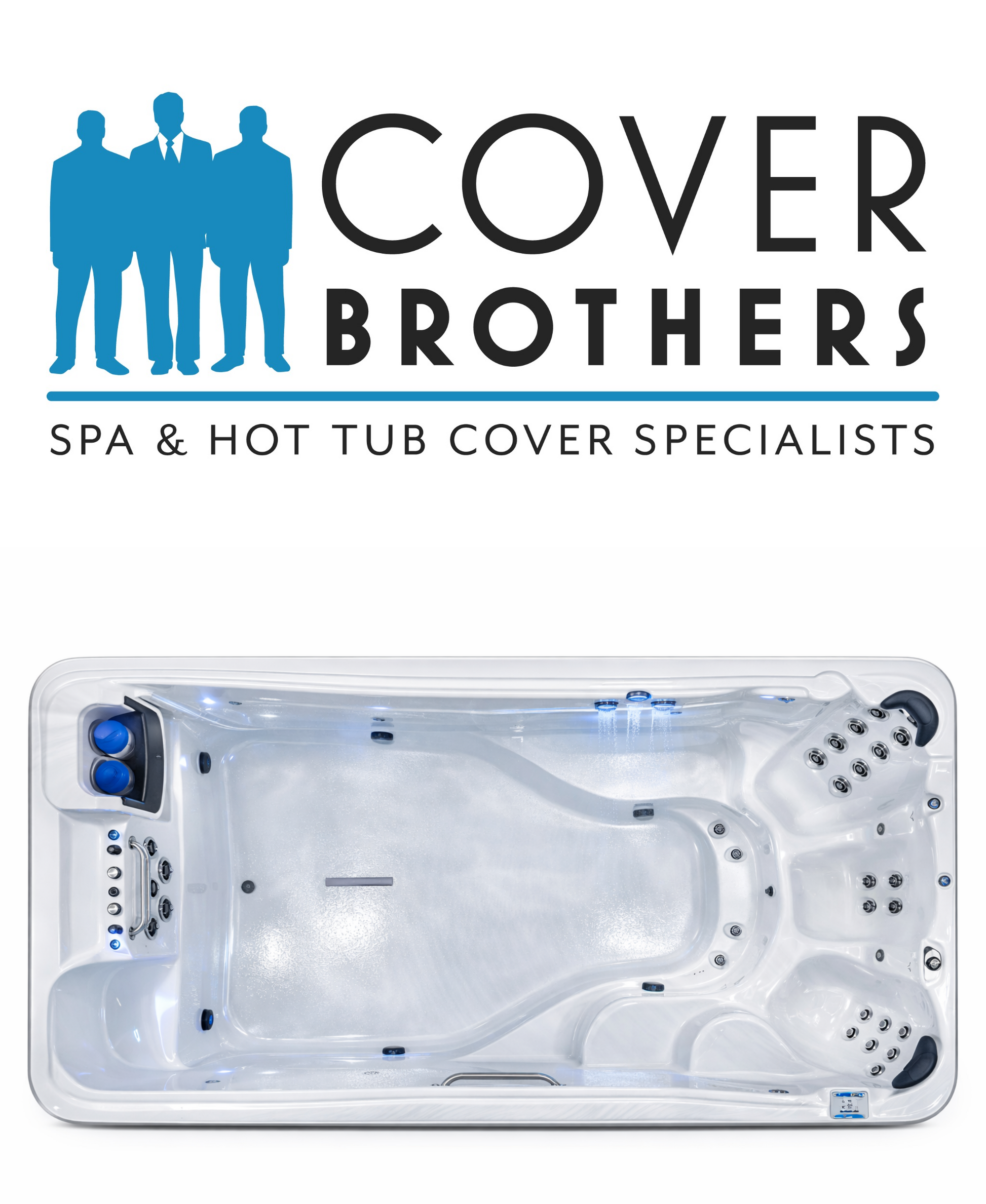 Artesian spa custom hot tub replacement covers for spas. Quality lid from The Cover Brothers.